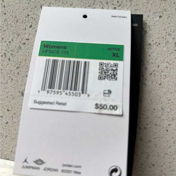 Jordan White T-Shirt NWOT - Picture 5 of 5